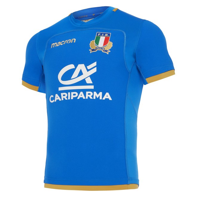 Maglia Macron azzurra